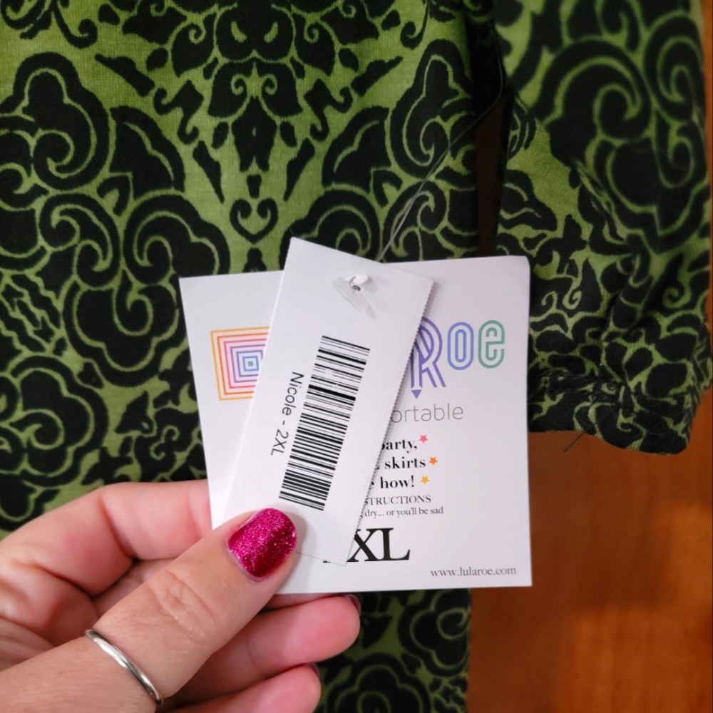 Lularoe Nicole skater dress 2XL nwt